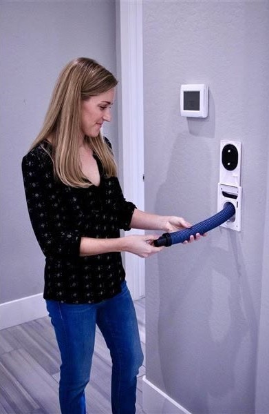 Central vacuum system installation