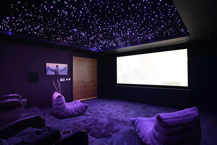 Home theatre installation